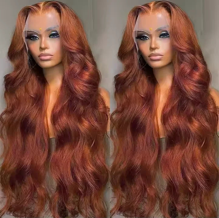 Perruque Lace Front Longue Ondulée Synthétique 24 Pouces – Body Wave
