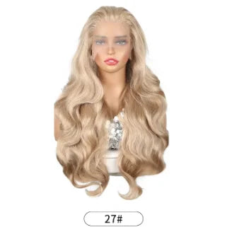 Perruque Lace Front Longue Ondulée Synthétique 24 Pouces – Body Wave