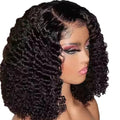 Perruque RECOOL Bob Courte Bouclée Lace HD – Femmes Africaines, Brésiliennes, Vietnamiennes