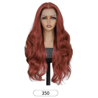 Perruque Lace Front Longue Ondulée Synthétique 24 Pouces – Body Wave