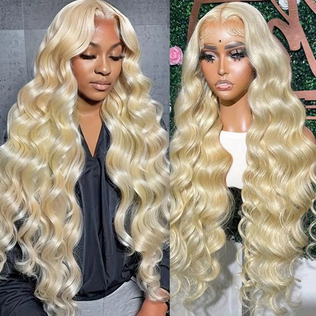 Perruque Lace Front Blonde Cheveux Naturels Brésiliens 100% Virgin Hair – Densité 180% à 250%