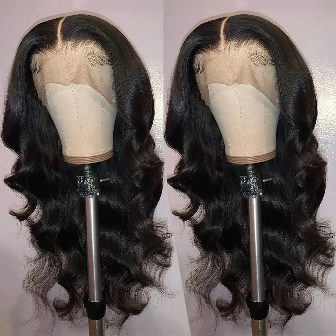 Perruque Lace Front Synthétique Body Wave 13x4 – Longue Sans Colle avec Baby Hair
