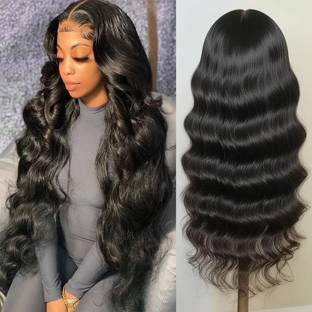 Perruque Body Wave Lace HD 13x4/13x6/360 Cheveux Naturels – Densité 200%
