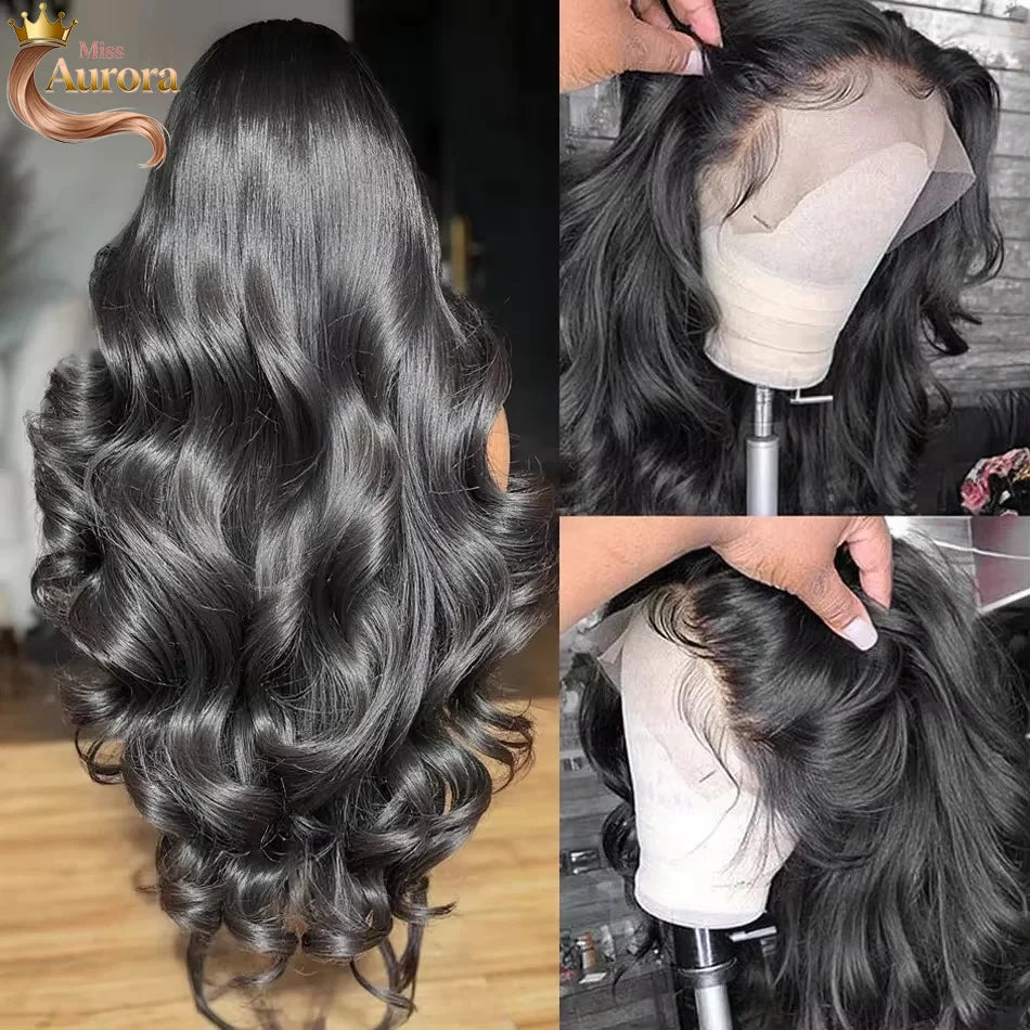 Perruque Body Wave Cheveux Naturels Lace HD 13x6 – 30 à 40 Pouces Sans Colle